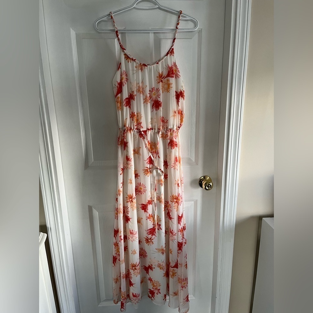 Dex floral chiffon maxi dress​​​​
